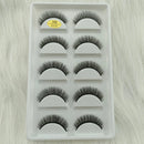 Cílios Naturais – Kit com 5 Pares Premium X01 Mink 3D