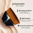 Pincel Hexagonal Mágico Para Base e Maquiagem Profissional