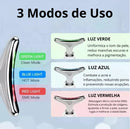 Mini Massageador Tratamento Facial Led Terapia Efeito Lifting