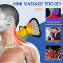 Massageador elétrico de pescoço, estimulador de massagem muscular ems, instrumento de baixa frequência, costas, cervicais, panturrilha, dor nas articulações, mini dispositivo