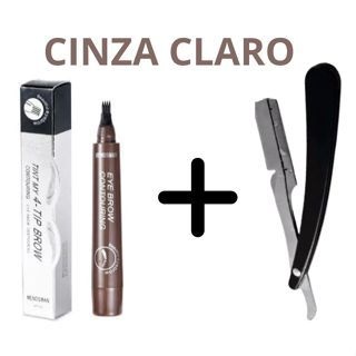 Lapis Caneta Sobrancelha Barba À Prova D 'água fio a fio Microblanding