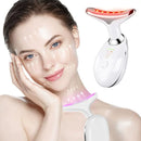 Mini Massageador Tratamento Facial Led Terapia Efeito Lifting