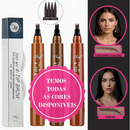 Lapis Caneta Sobrancelha Barba À Prova D 'água fio a fio Microblanding.