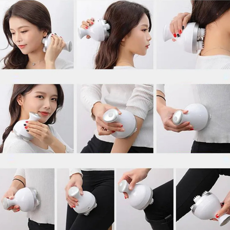 Massageador Elétrico De Corporal Cuidados Com A Saúde Relaxe Cabeça Couro Cabeludo Massagem